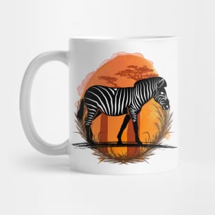 Zebra Silhouette - Savannah Mug